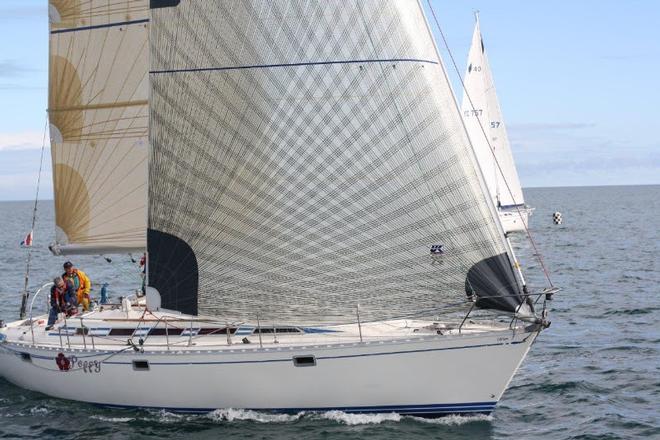 Michael Phillips’s Poppy is the first visiting boat to arrive at Magnetic Island ahead of the start fo the event on 28th August. SeaLink Magnetic Island Race Week 2014 © Image contributed