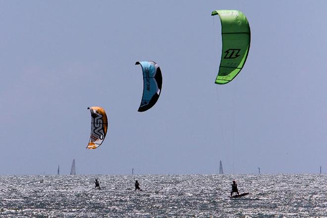 Kite Townsville’s International Kiteboarding Championship will provide a dramatic back-drop to the annual SeaLink Magnetic Island Race Week © Peter Campbell