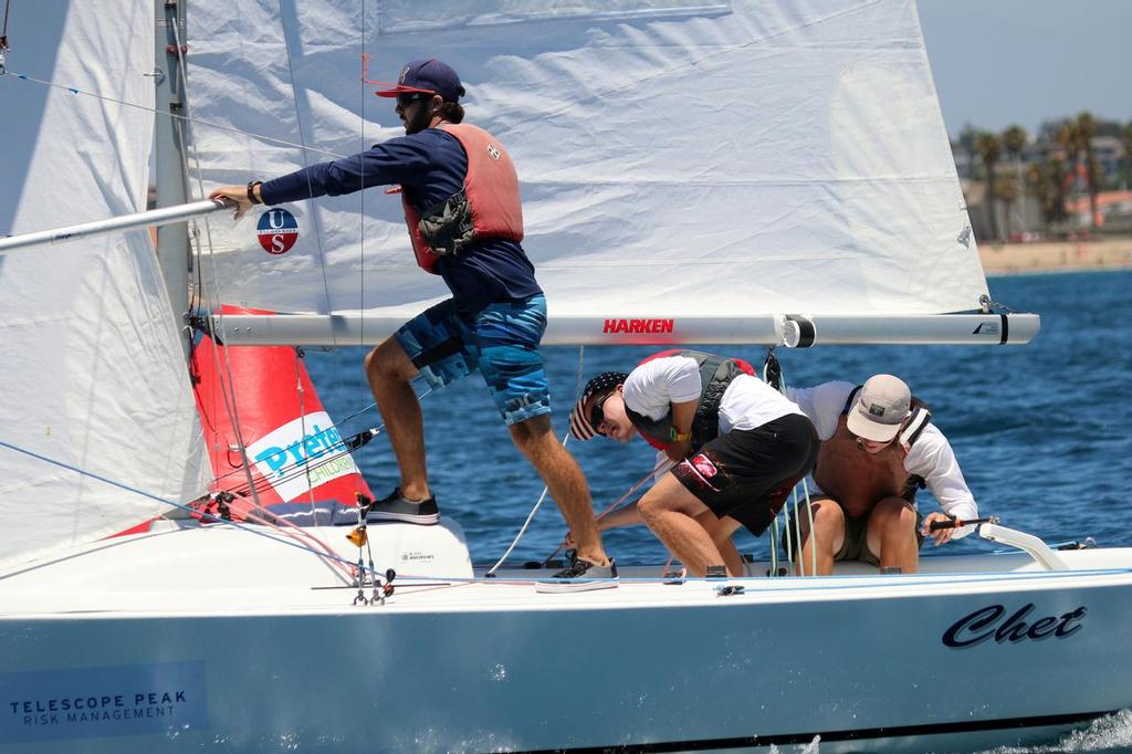 SDYC team - 48th Annual Governor's Cup International Junior Match Racing Championship photo copyright Mary Longpre taken at  and featuring the  class