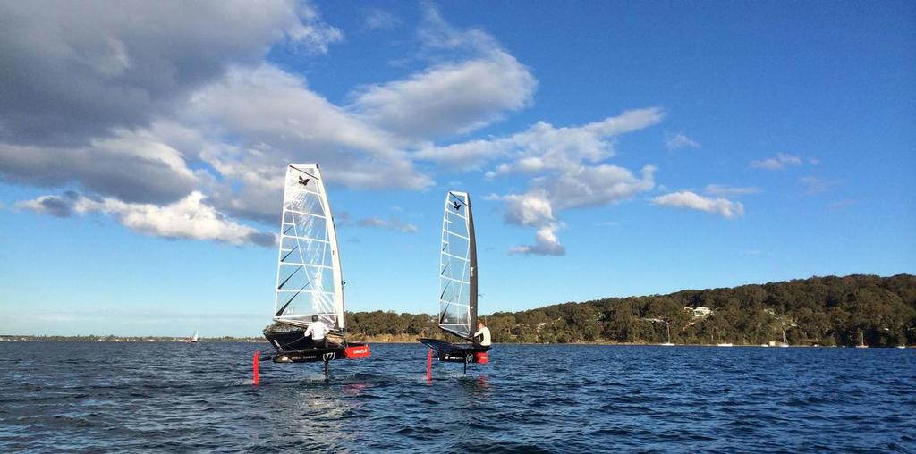 Photo by Mike Herbener - Oracle Team USA- foiling camp Wangi SC © Oracle Team USA media