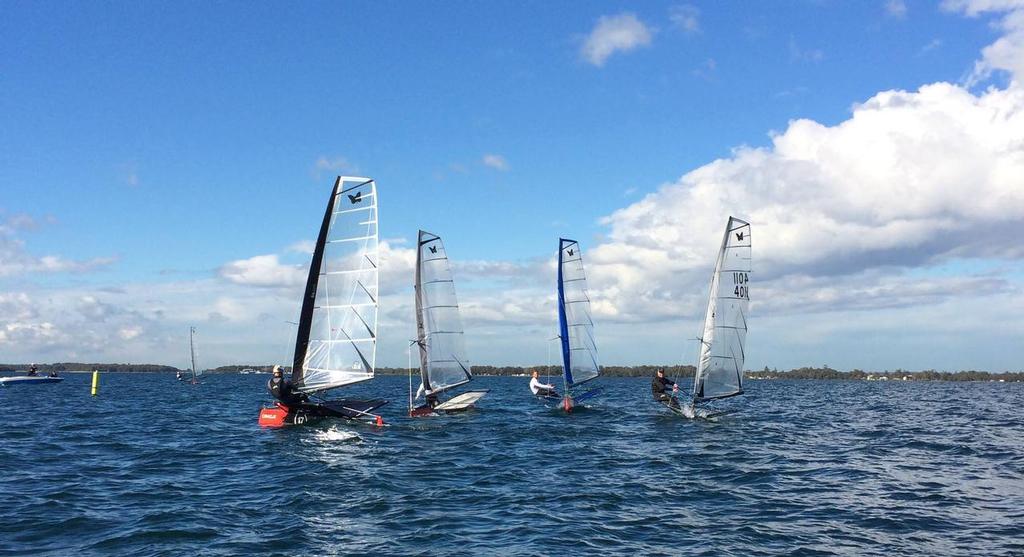 Photo by Mike Herbener - Oracle Team USA- foiling camp Wangi SC photo copyright Oracle Team USA media taken at  and featuring the  class