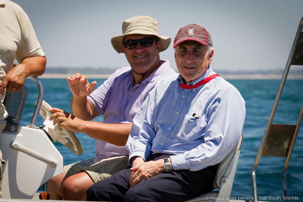 ISAF/World Sailing  President Carlo Croce - Day 3 of 2014 ISAF Youth Worlds ©  Neuza Aires Pereira | ISAF Youth Worlds