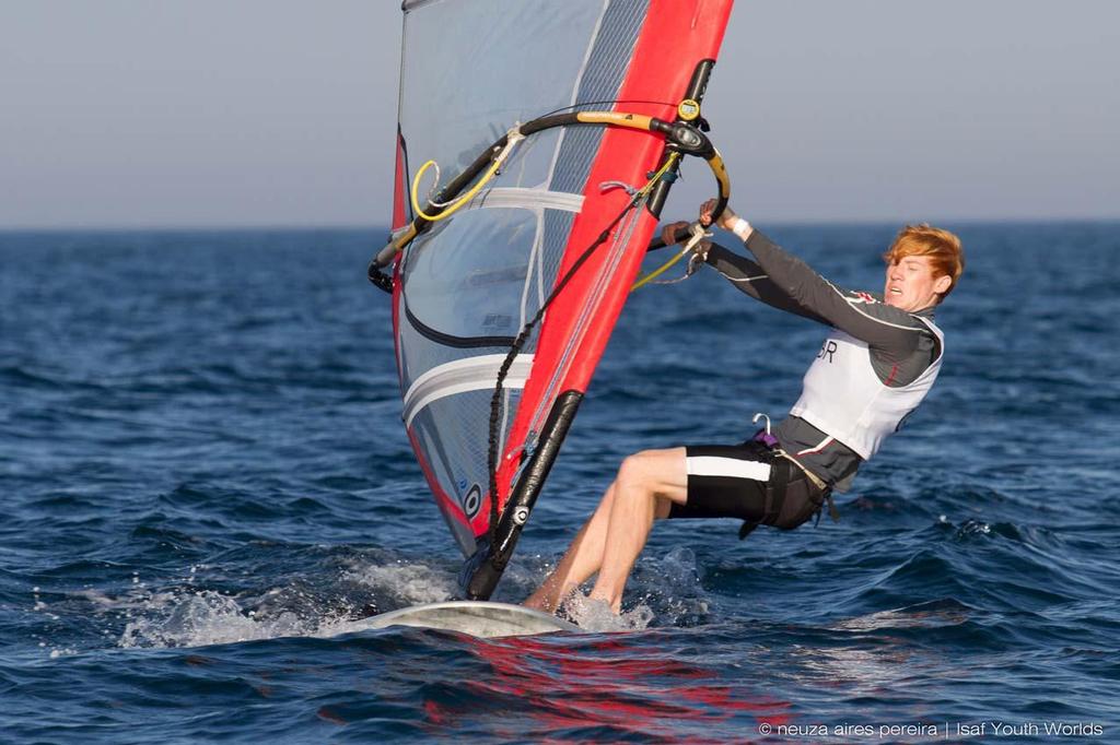 Robert York (RS:X boys) - 2014 ISAF Youth Worlds photo copyright  Neuza Aires Pereira | ISAF Youth Worlds taken at  and featuring the  class