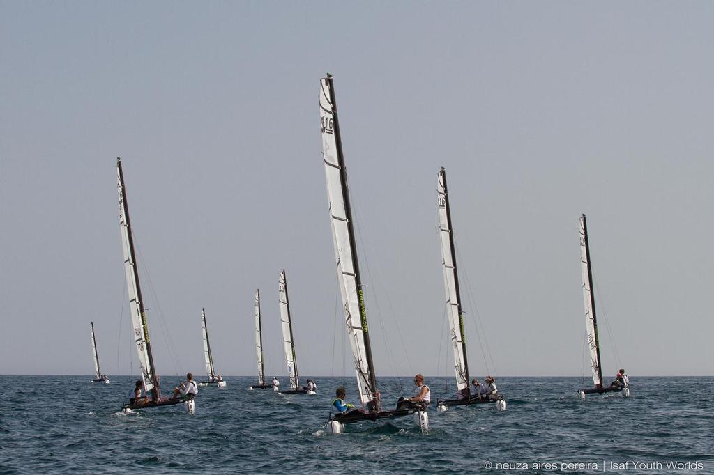  - Day 5 - 2014 ISAF Youth Sailing World Championships photo copyright  Neuza Aires Pereira | ISAF Youth Worlds taken at  and featuring the  class