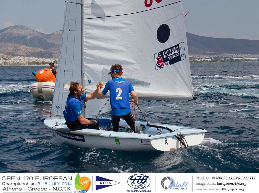 470 Men European Champions Luke Patience and Elliot Willis (GBR) - 2014 470 European Championship photo copyright Nikos Alevromytis / Alen Photography http://www.alen.gr taken at  and featuring the  class