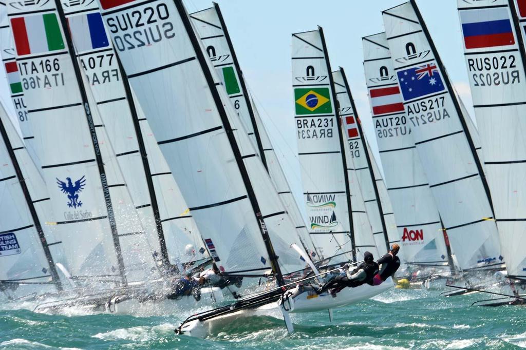 2014 Nacra 17 European Championship &copy; Antoine Beysens