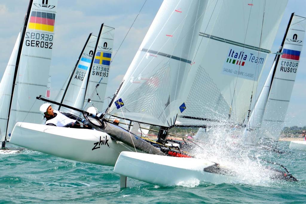 2014 Nacra 17 European Championship © Antoine Beysens