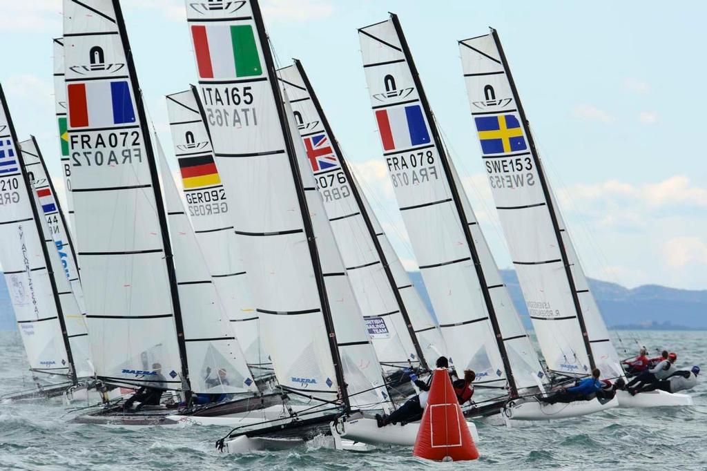 2014 Nacra 17 European Championship © Antoine Beysens