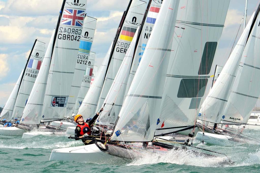 2014 Nacra 17 European Championship photo copyright Antoine Beysens taken at  and featuring the  class