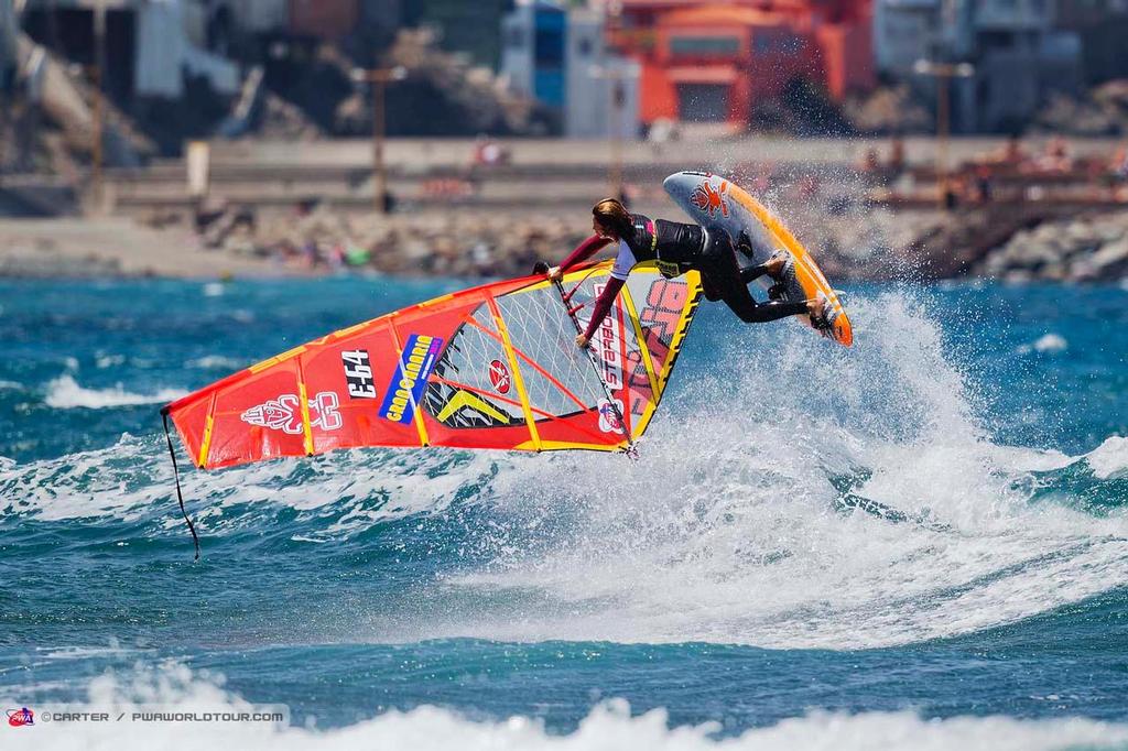 Daida tweaked - 2014 PWA Pozo World Cup / Gran Canaria Wind and Waves Festival photo copyright  Carter/pwaworldtour.com http://www.pwaworldtour.com/ taken at  and featuring the  class
