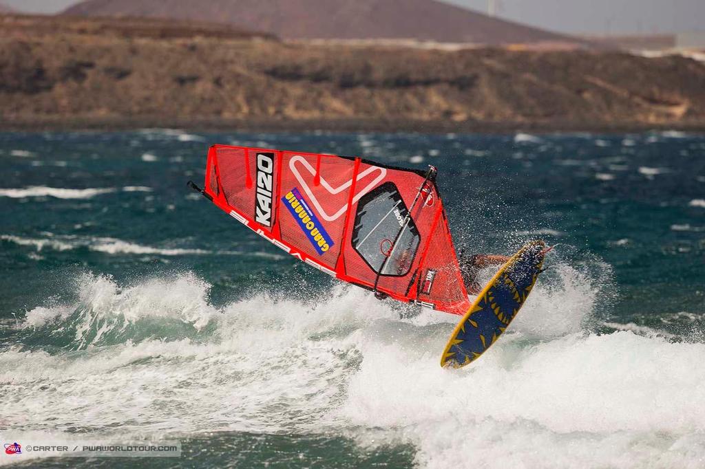 Jaeger Stone - 2014 PWA Pozo World Cup / Gran Canaria Wind and Waves Festival photo copyright  Carter/pwaworldtour.com http://www.pwaworldtour.com/ taken at  and featuring the  class