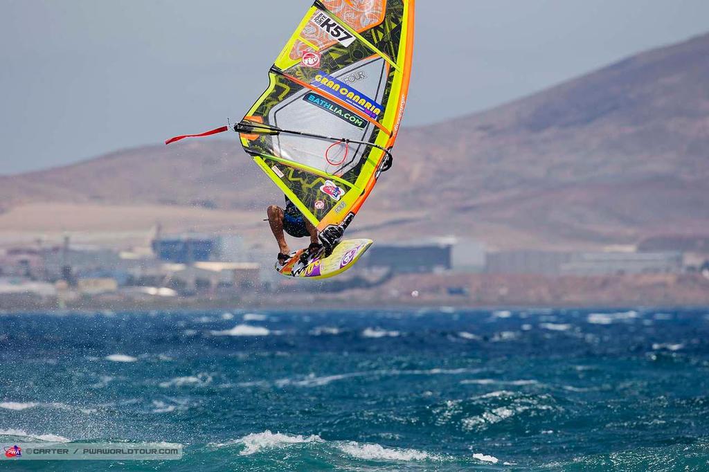 Justin Denel - 2014 PWA Pozo World Cup / Gran Canaria Wind and Waves Festival, Day 2 photo copyright  Carter/pwaworldtour.com http://www.pwaworldtour.com/ taken at  and featuring the  class