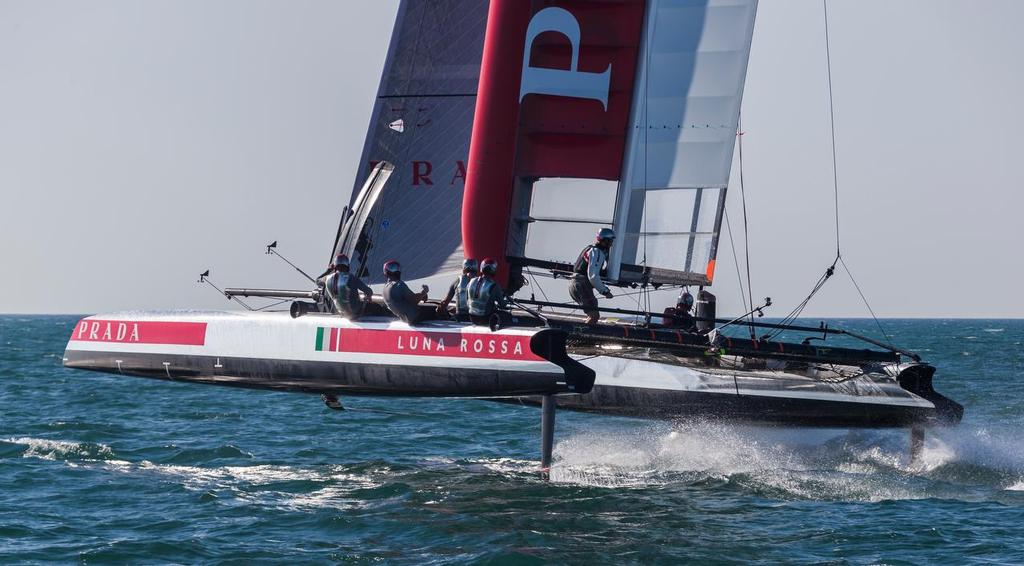 Team Luna Rossa AC45 training in Cagliari, Italy photo copyright Carlo Borlenghi/Luna Rossa http://www.lunarossachallenge.com taken at  and featuring the  class