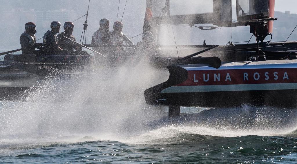 Team Luna Rossa AC45 training in Cagliari, Italy photo copyright Carlo Borlenghi/Luna Rossa http://www.lunarossachallenge.com taken at  and featuring the  class