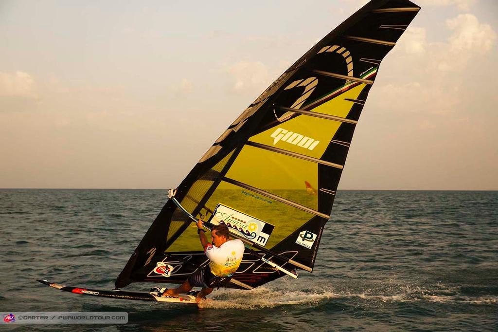 Oliver tom Schliemann - 2014 PWA Awaza World Cup, Day 2 photo copyright  Carter/pwaworldtour.com http://www.pwaworldtour.com/ taken at  and featuring the  class