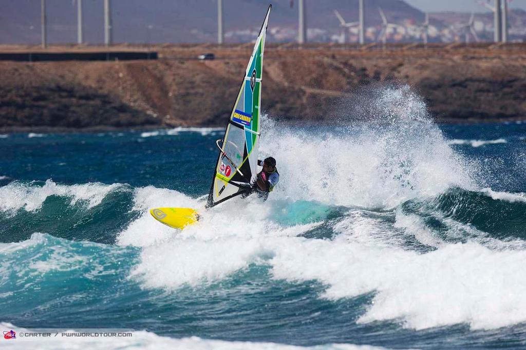 PWA World Champion Marcilio Browne - 2014 PWA Pozo World Cup / Gran Canaria Wind and Waves Festival photo copyright  Carter/pwaworldtour.com http://www.pwaworldtour.com/ taken at  and featuring the  class