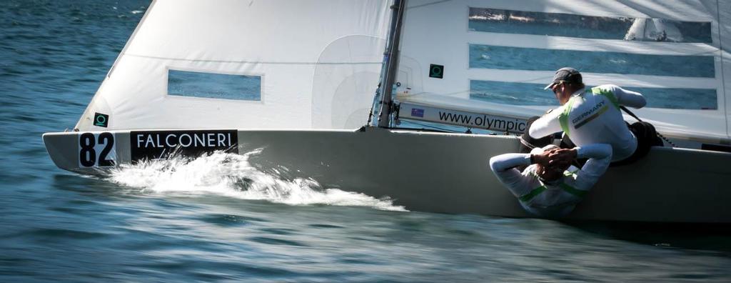 2014 Star Class World Championship, Fraglia Vela Malcesine - Day 4, Robert Stanjek and Frithjof Kleen ©  Marc Rouiller / Star Sailors League