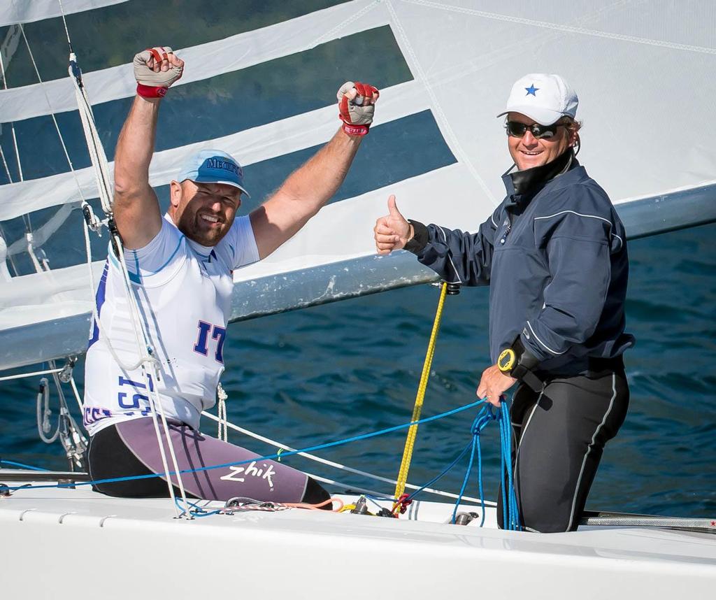 2014 Star Class World Championship, Fraglia Vela Malcesine - Day 4, George Szabo and Edourado Natucci ©  Marc Rouiller / Star Sailors League