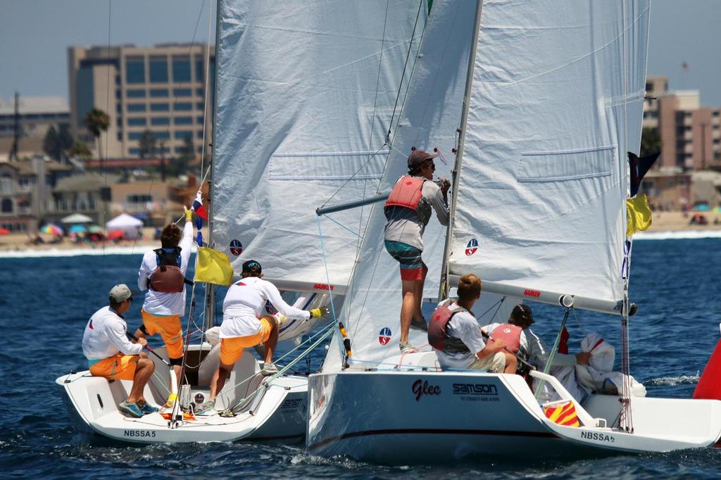 St. Francis Yacht Club Team and Newport Harbor Yacht Club Team - 48th Annual Governor's Cup International Junior Match Racing Championship © Mary Longpre