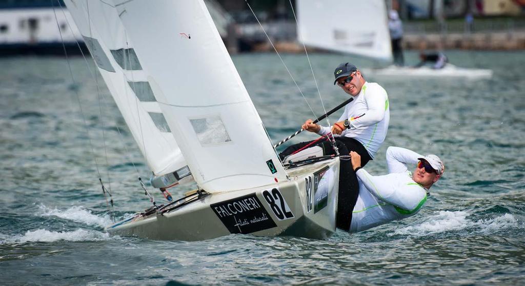 2014 Star Class World Championship - Robert Stanjek and Frithjof Kleen ©  Marc Rouiller / Star Sailors League