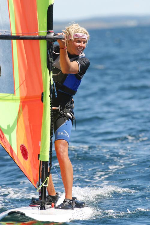 Volvo Youth Sailing ISAF World Championship 2002 - Zofia Klepacka (POL) © Peter Bentley