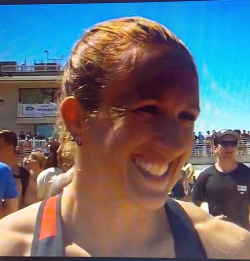 Anna Tunnicliffe - winner of the first event at the 2014 Crossfit Games © SW