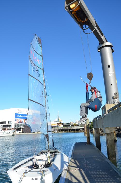 Tim gets into the SKUD © Amy Fletcher