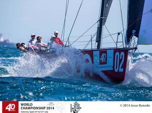 2014 Soto 40 World Championship - Uon photo copyright  Jesus Renedo http://www.sailingstock.com taken at  and featuring the  class