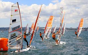 BIC Techno 293 Worlds 2014 photo copyright Patrik Pollak taken at  and featuring the  class