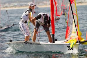 29er - 2014 ISAF Youth Sailing World Championships photo copyright  Neuza Aires Pereira | ISAF Youth Worlds taken at  and featuring the  class