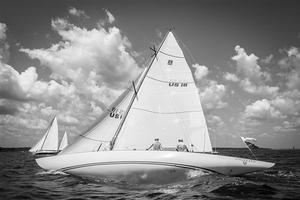 Sam Croll and Henry Skelsey’s 8 Metre Angelita in Classics Class 1 photo copyright  Rolex/Daniel Forster http://www.regattanews.com taken at  and featuring the  class
