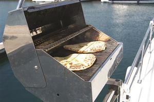 ``naan on the boat barbie`` - The Galley Guys' favourite shrimp recipe photo copyright The Galley Guys taken at  and featuring the  class