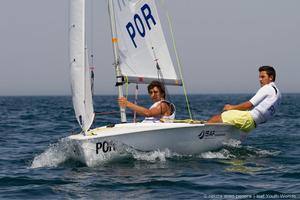 420 Boys - 2014 ISAF Youth Sailing World Championships photo copyright  Neuza Aires Pereira | ISAF Youth Worlds taken at  and featuring the  class