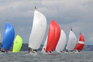 D-Tox leads Powder Monkey and the IRC3 Fleet. - Volvo Cork Week 2014 photo copyright Volvo Cork Week/Photoaction.com taken at  and featuring the  class