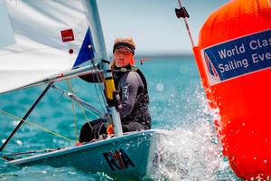 Hannah Brant in action at the 2014 Laser Europa Cup at the Weymouth and Portland National Sailing Academy.  - Youth Olympic Games 2014 Nanjing photo copyright  Paul Wyeth / RYA http://www.rya.org.uk taken at  and featuring the  class