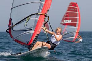 Imogen Sills, RS:X - 2014 ISAF Youth Sailing World Championships photo copyright  Neuza Aires Pereira | ISAF Youth Worlds taken at  and featuring the  class