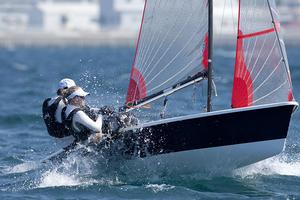 ``Adventures of a Sailor Girl`` Nic Douglass crewing on a Tasar. She is a former World and Australian champion in the class. photo copyright Heidi Walton taken at  and featuring the  class