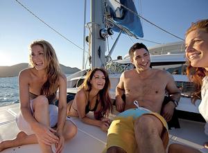 People relaxing on boat photo copyright Whitsunday Sailing Club taken at  and featuring the  class