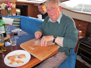 Northern Scotland Voyage to Orkney and Shetland Isles  - Paul onboard Distant Shores II with local sailors from Kirkwall photo copyright Paul and Sheryl Shard http://www.distantshores.ca/ taken at  and featuring the  class