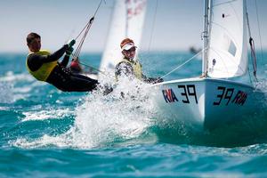 Tim Riley and James Taylor,420,GBR 54481 - 2014 RYA Youth National Championships photo copyright  Paul Wyeth / RYA http://www.rya.org.uk taken at  and featuring the  class