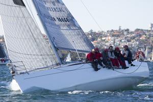 Triple treat for Damian Barker and the Alpha Carinae crew.  - Land Rover Winter Series 2014 photo copyright David Brogan www.sailpix.com.au taken at  and featuring the  class
