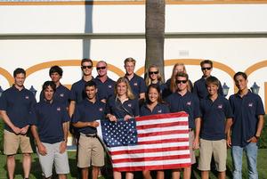 US sailors at the 2014 ISAF Youth Sailing World Championship photo copyright Stacy Gibbs taken at  and featuring the  class