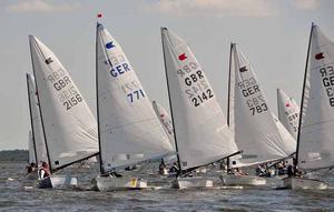 2014 OK Dinghy European Championship Day 2 photo copyright Ania Pawlaczyk taken at  and featuring the  class