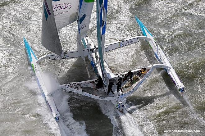  Oman Sail - Start 2014 Sevenstar Round Britain and Ireland Race  ©  Rick Tomlinson http://www.rick-tomlinson.com