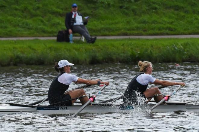 Women’s Double scull race in the semi-finals - 2014 World Rowing Championships, Amsterdam, The Netherlands © Igor Meijer/FISA http://www.fisa.org