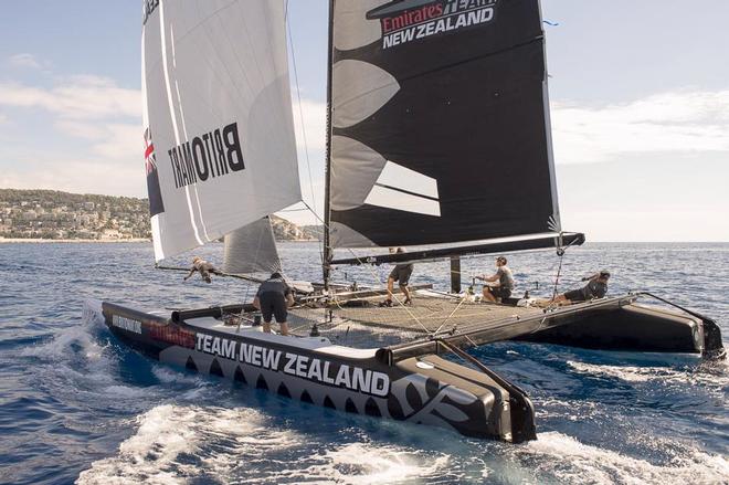  - Practice day of the Extreme Sailing Series Regatta in Nice © Chris Cameron/ETNZ http://www.chriscameron.co.nz