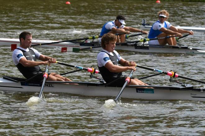 Matson brothers Mens Double scull Semi-Final - 2014 World Rowing Championships, Amsterdam, The Netherlands © Igor Meijer/FISA http://www.fisa.org