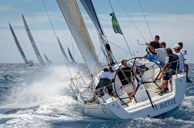 Artie - Rolex Middle Sea Race 2014. ©  Rolex/ Kurt Arrigo http://www.regattanews.com