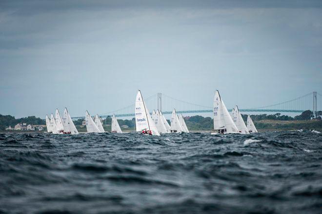2014 J/70 World Championship, Day 1 - Action on Rhode Island Sound © Paul Todd/Outside Images http://www.outsideimages.com