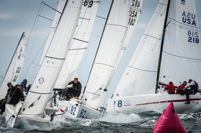 Day 1 of the 2014 J/70 World Championship, which were held in Newport, Rhode Island © Paul Todd/Outside Images http://www.outsideimages.com